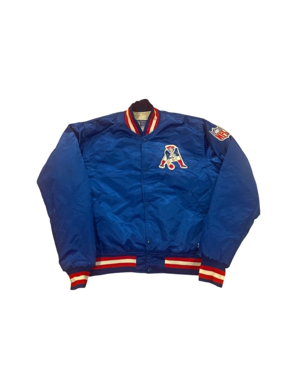 Vintage 90s Starter NFL Pro Line New England Patriots Satin Jacket Men's Medium